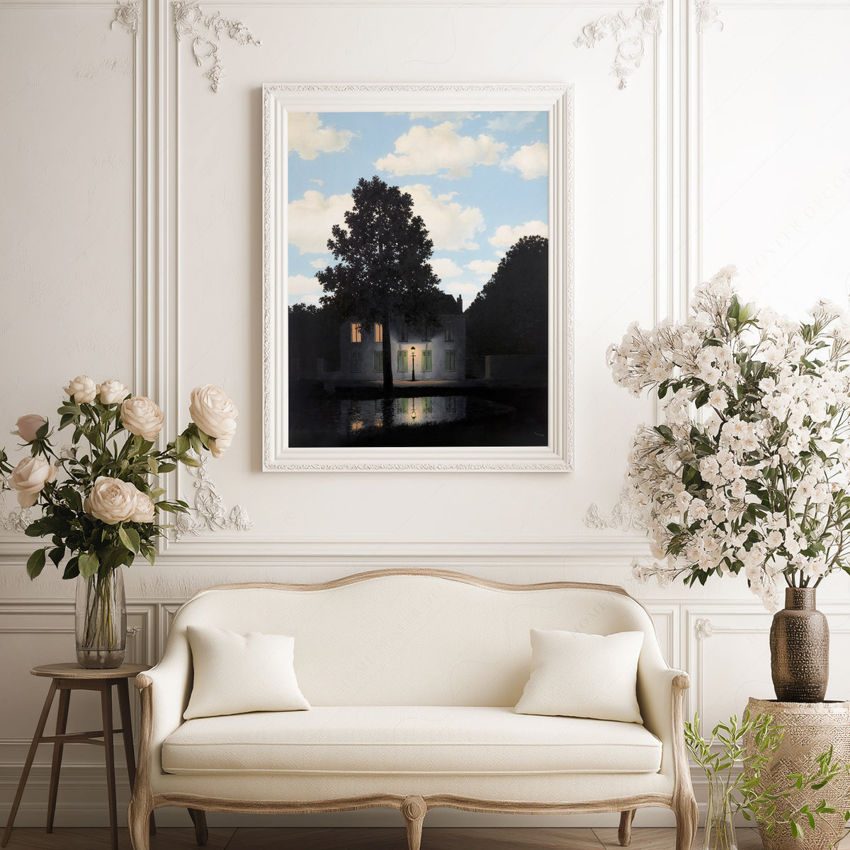 René Magritte Empire of Light Art Print – Surrealist Wall Art Poster — artwork preview 17