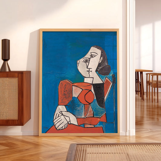 Pablo Picasso Femme Seated Woman Art Print – Cubist Wall Art Poster — artwork preview 5