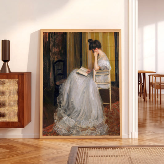 Jacques Émile Blanche The Reader Art Print – Dark Academia Wall Decor — artwork preview 5