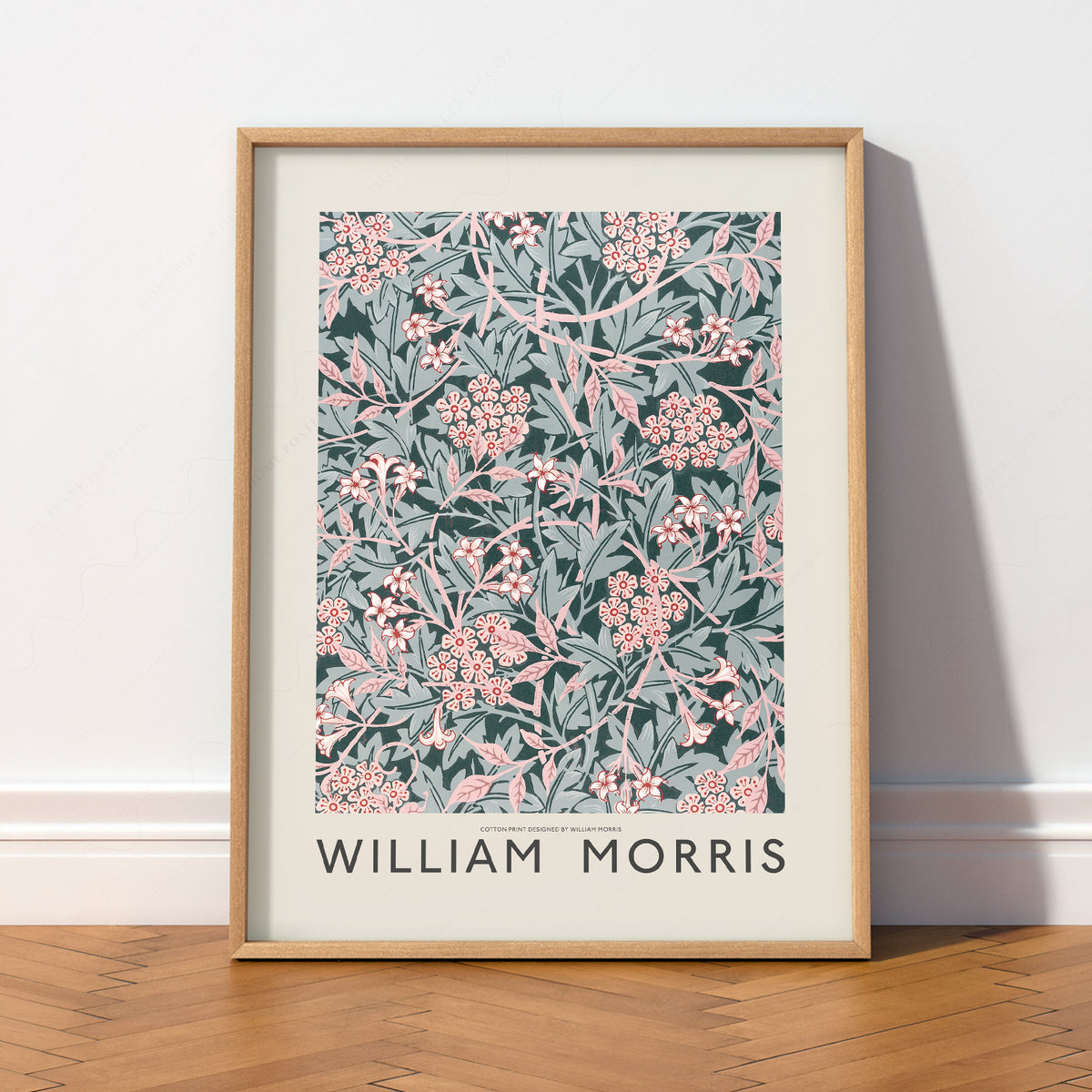 William Morris Jasmine Flower Art Print – Vintage Botanical Wall Decor — artwork preview 2