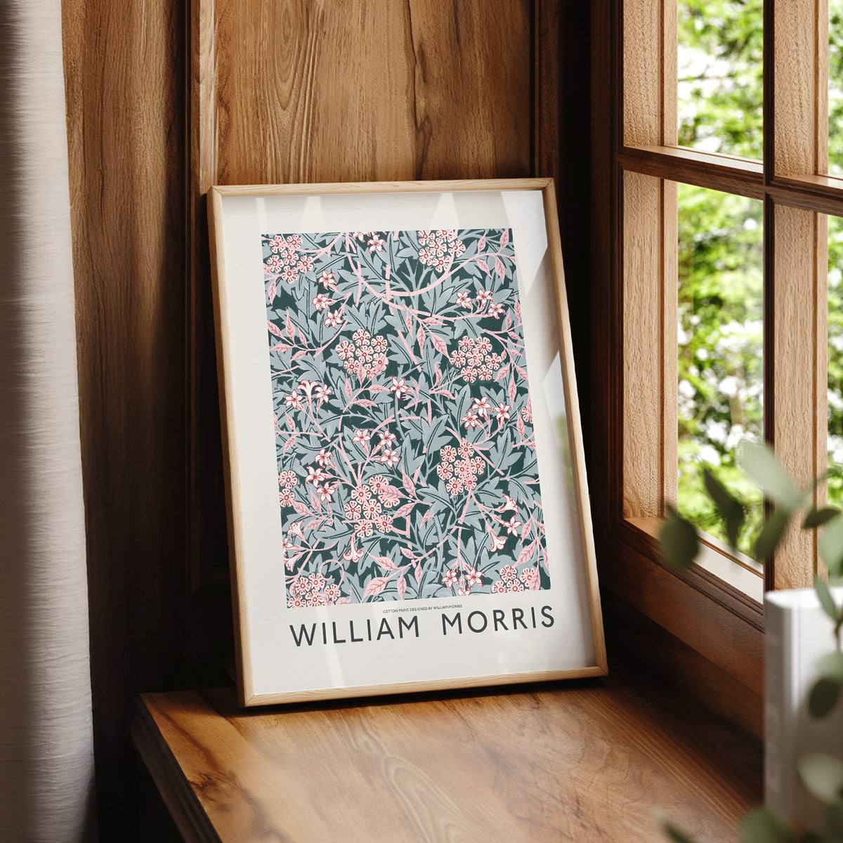 William Morris Jasmine Flower Art Print – Vintage Botanical Wall Decor — artwork preview 7