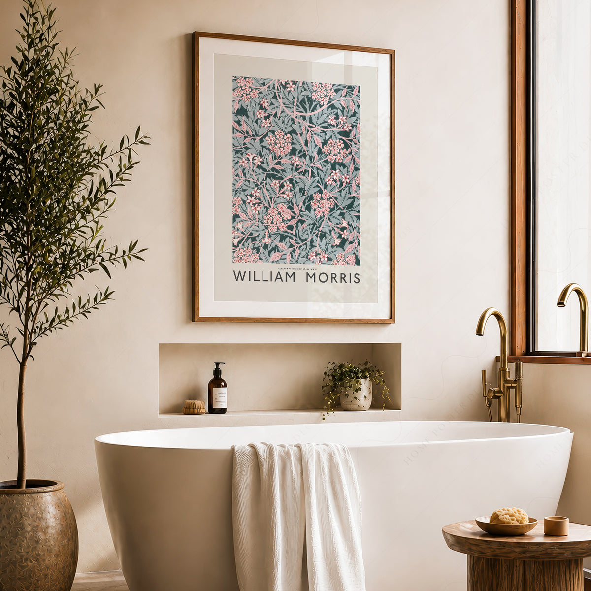 William Morris Jasmine Flower Art Print – Vintage Botanical Wall Decor — artwork preview 22