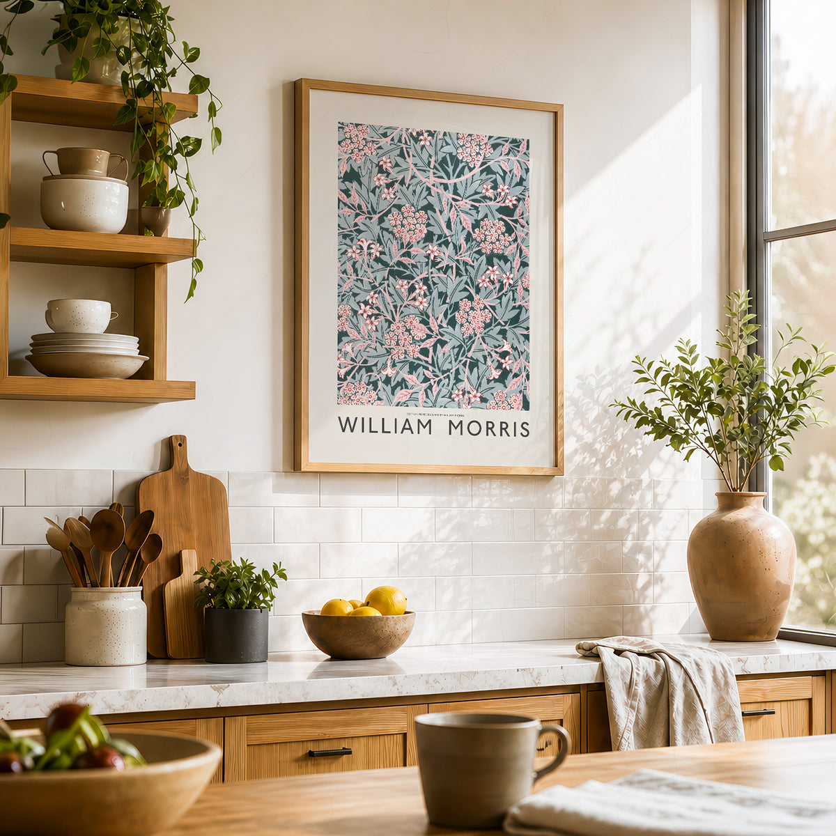 William Morris Jasmine Flower Art Print – Vintage Botanical Wall Decor — artwork preview 23