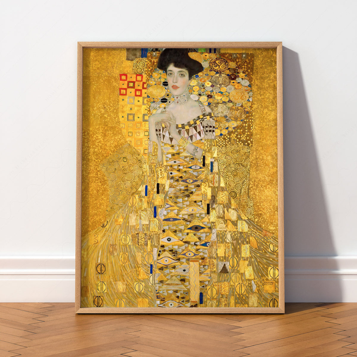 Gustav Klimt Portrait of Adele Bloch-Bauer Art Print — artwork preview 2