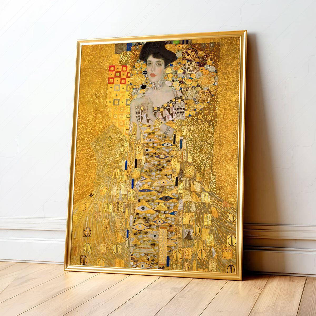 Gustav Klimt Portrait of Adele Bloch-Bauer Art Print — artwork preview 1