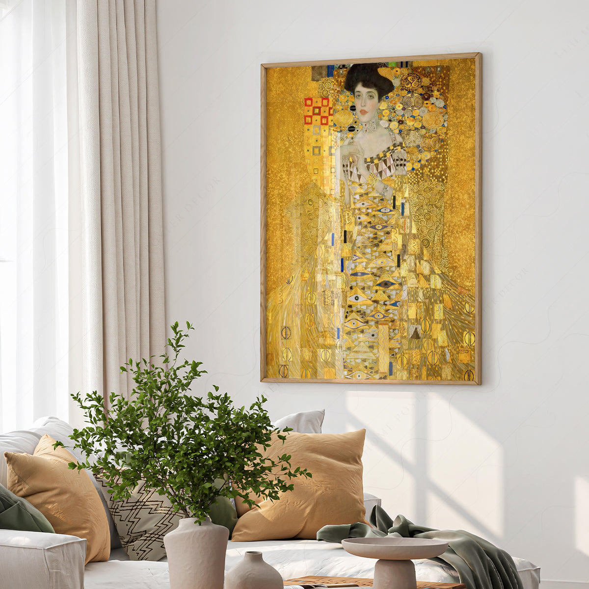 Gustav Klimt Portrait of Adele Bloch-Bauer Art Print — artwork preview 6
