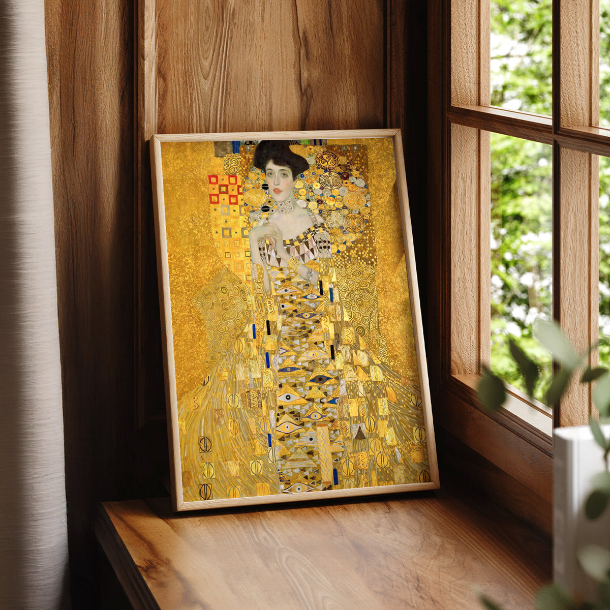 Gustav Klimt Portrait of Adele Bloch-Bauer Art Print — artwork preview 7