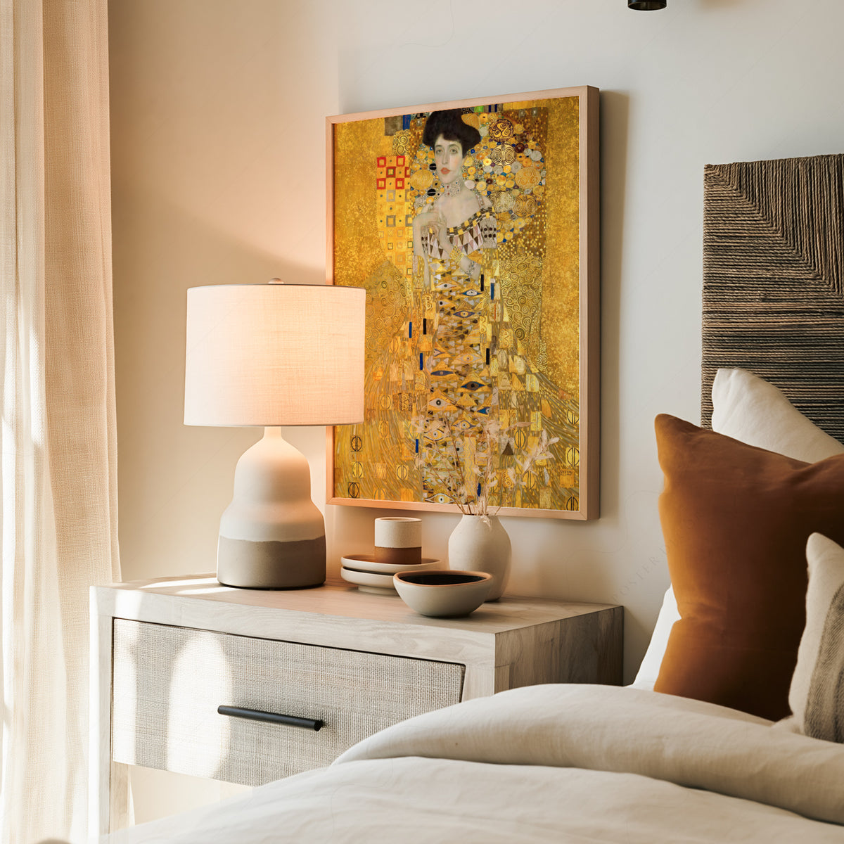 Gustav Klimt Portrait of Adele Bloch-Bauer Art Print — artwork preview 19