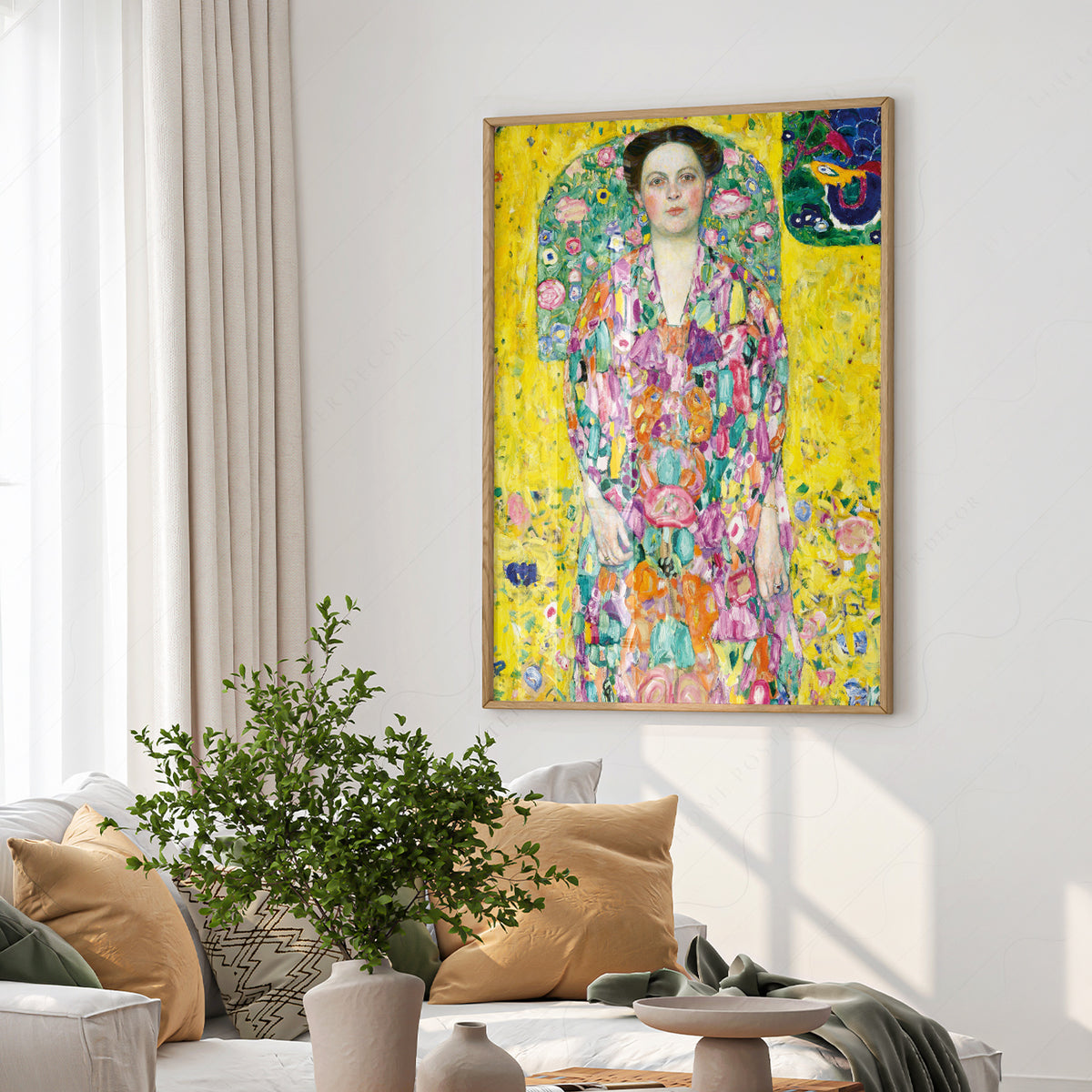Gustav Klimt Portrait of Eugenia Primavesi Art Print — artwork preview 6