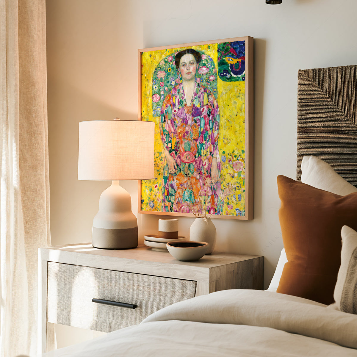 Gustav Klimt Portrait of Eugenia Primavesi Art Print — artwork preview 19