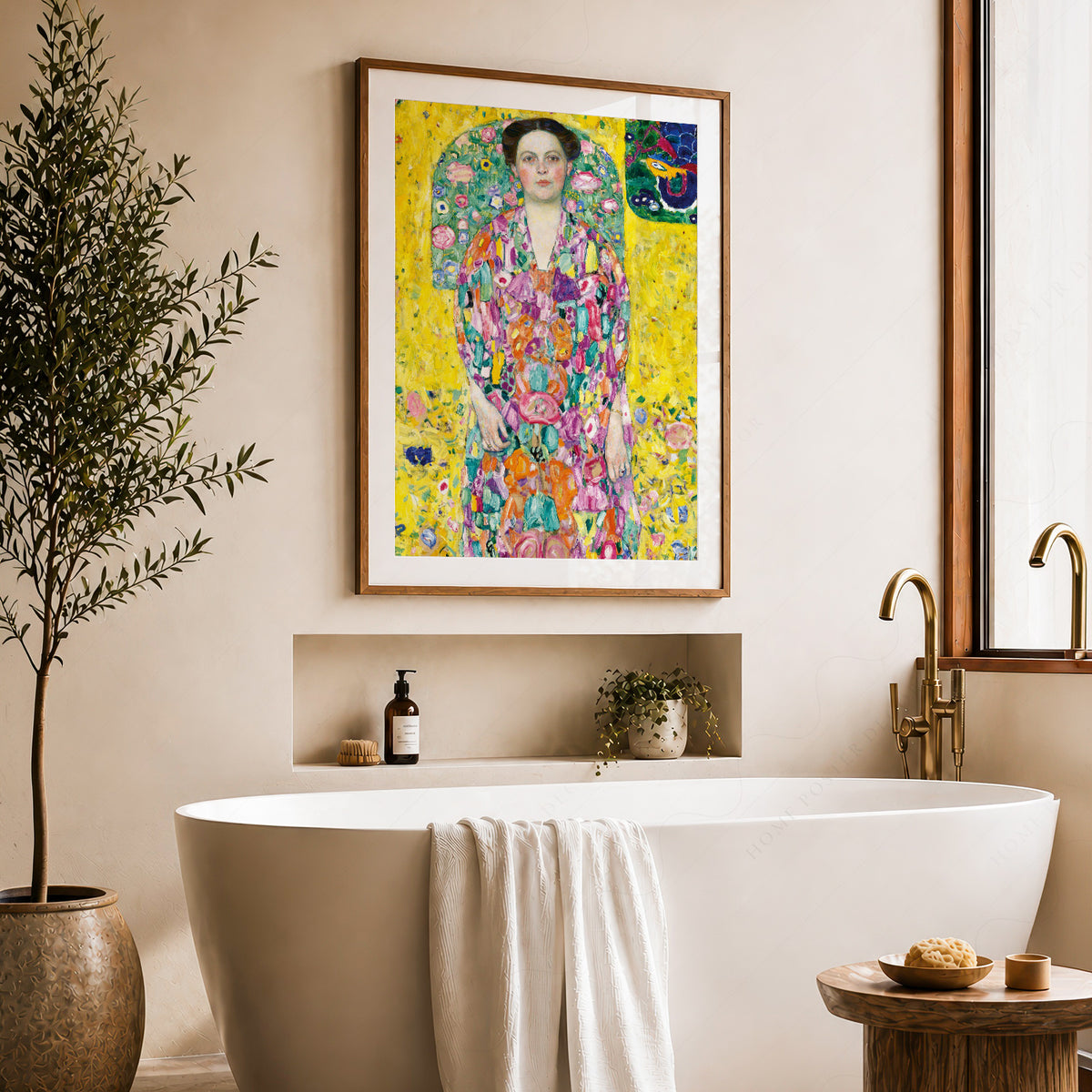 Gustav Klimt Portrait of Eugenia Primavesi Art Print — artwork preview 22