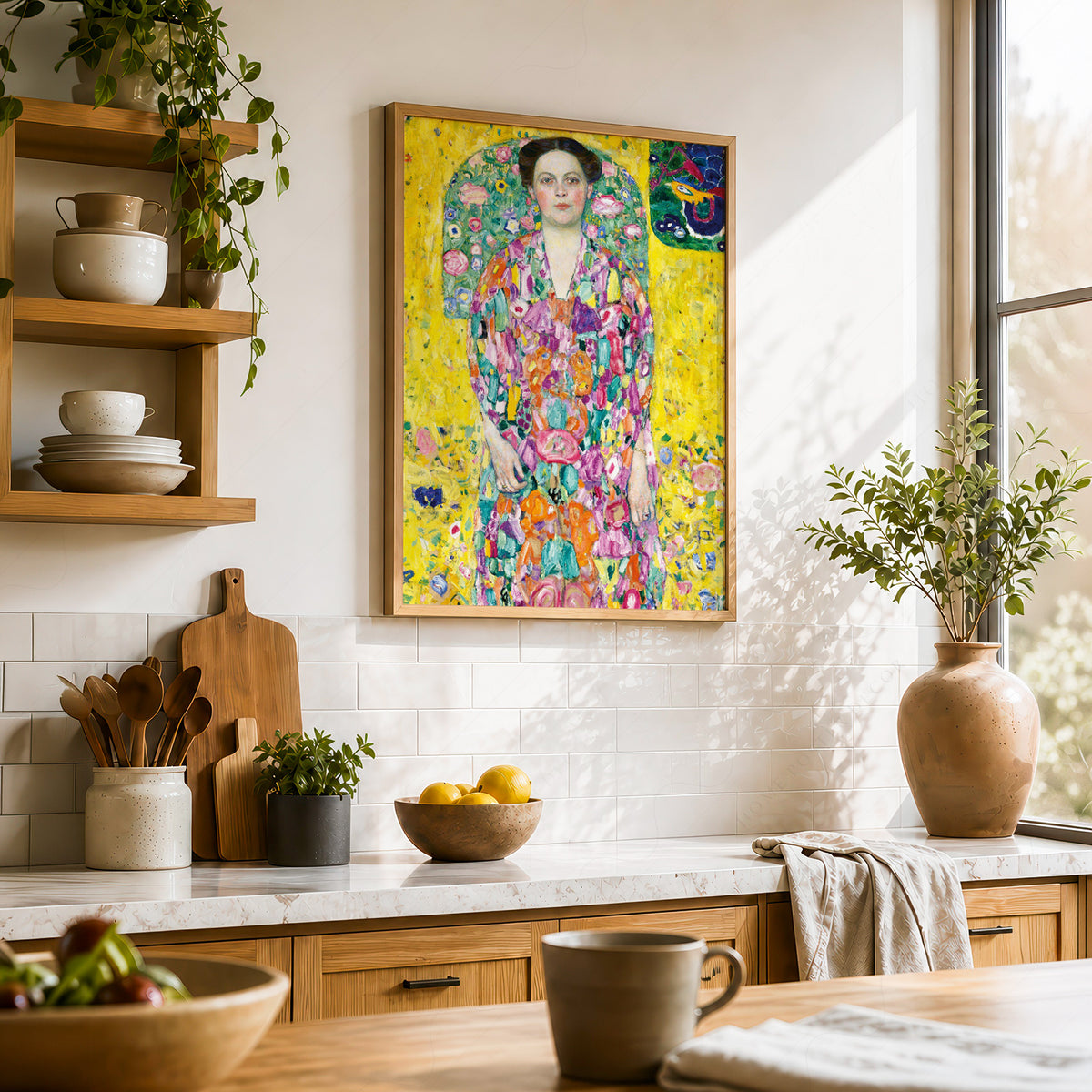 Gustav Klimt Portrait of Eugenia Primavesi Art Print — artwork preview 23