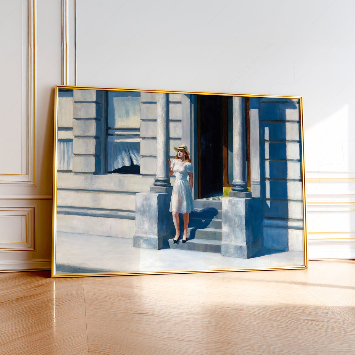 Edward Hopper Summertime Art Print – American Realism Wall Poster — artwork preview 1