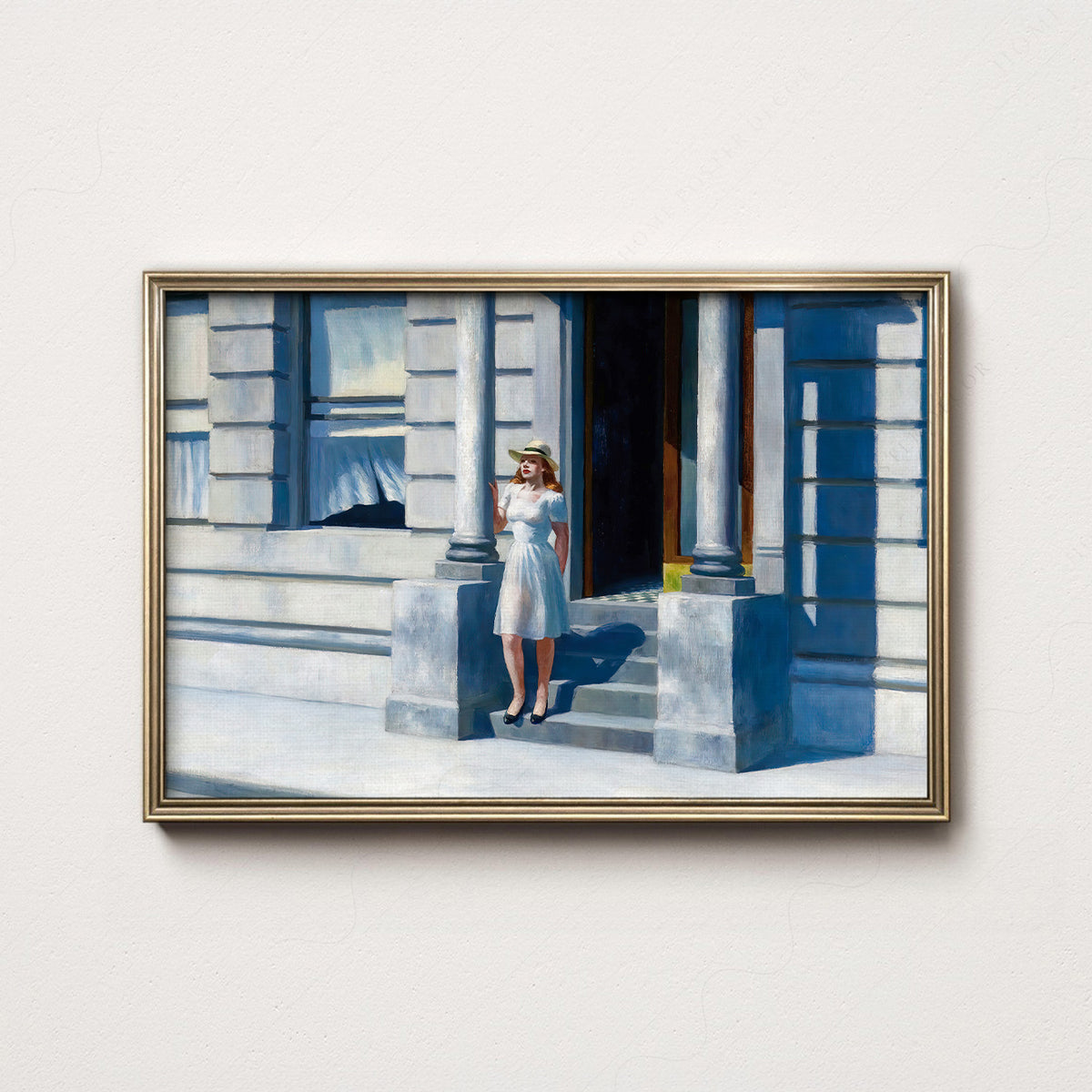 Edward Hopper Summertime Art Print – American Realism Wall Poster — artwork preview 7