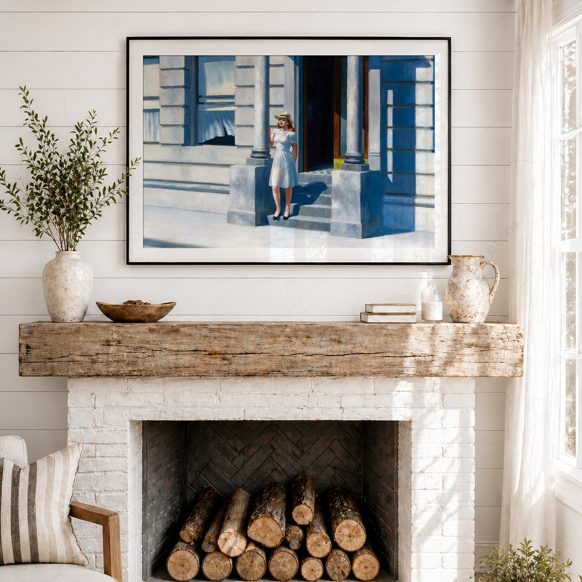 Edward Hopper Summertime Art Print – American Realism Wall Poster — artwork preview 18