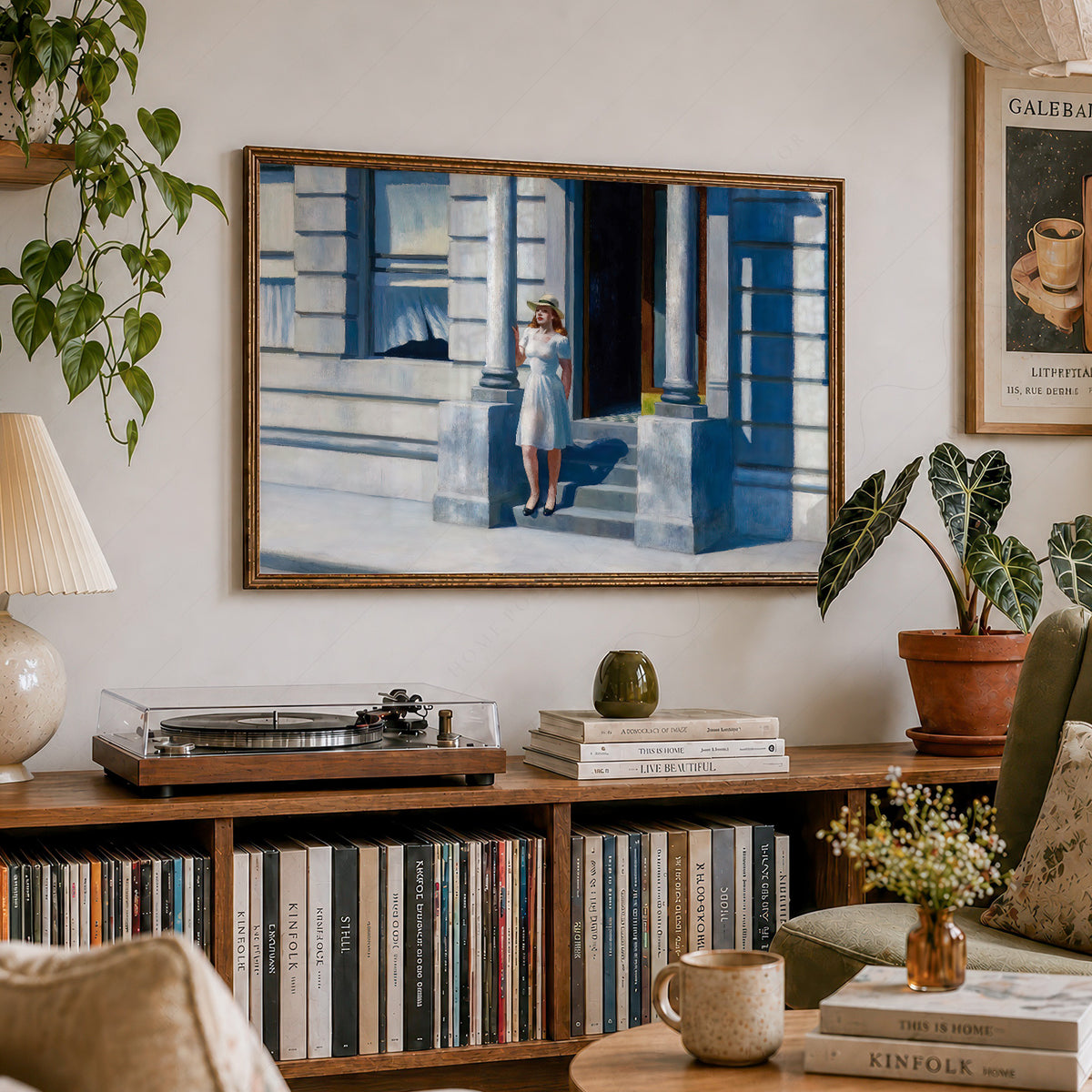 Edward Hopper Summertime Art Print – American Realism Wall Poster — artwork preview 19