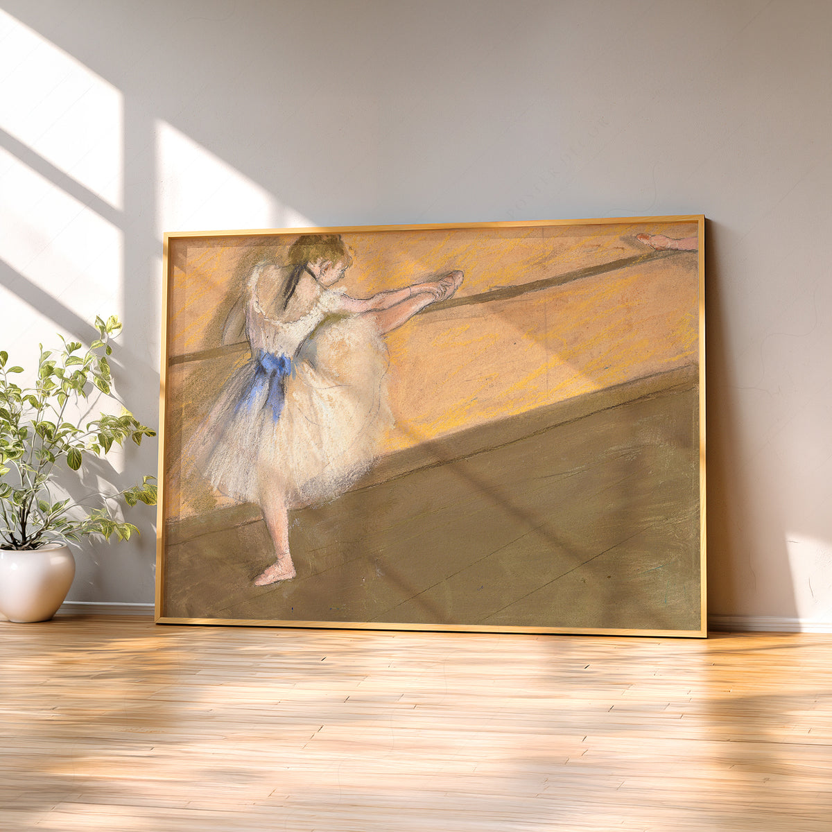 Edgar Degas Dancer at the Barre Art Print — artwork preview 2