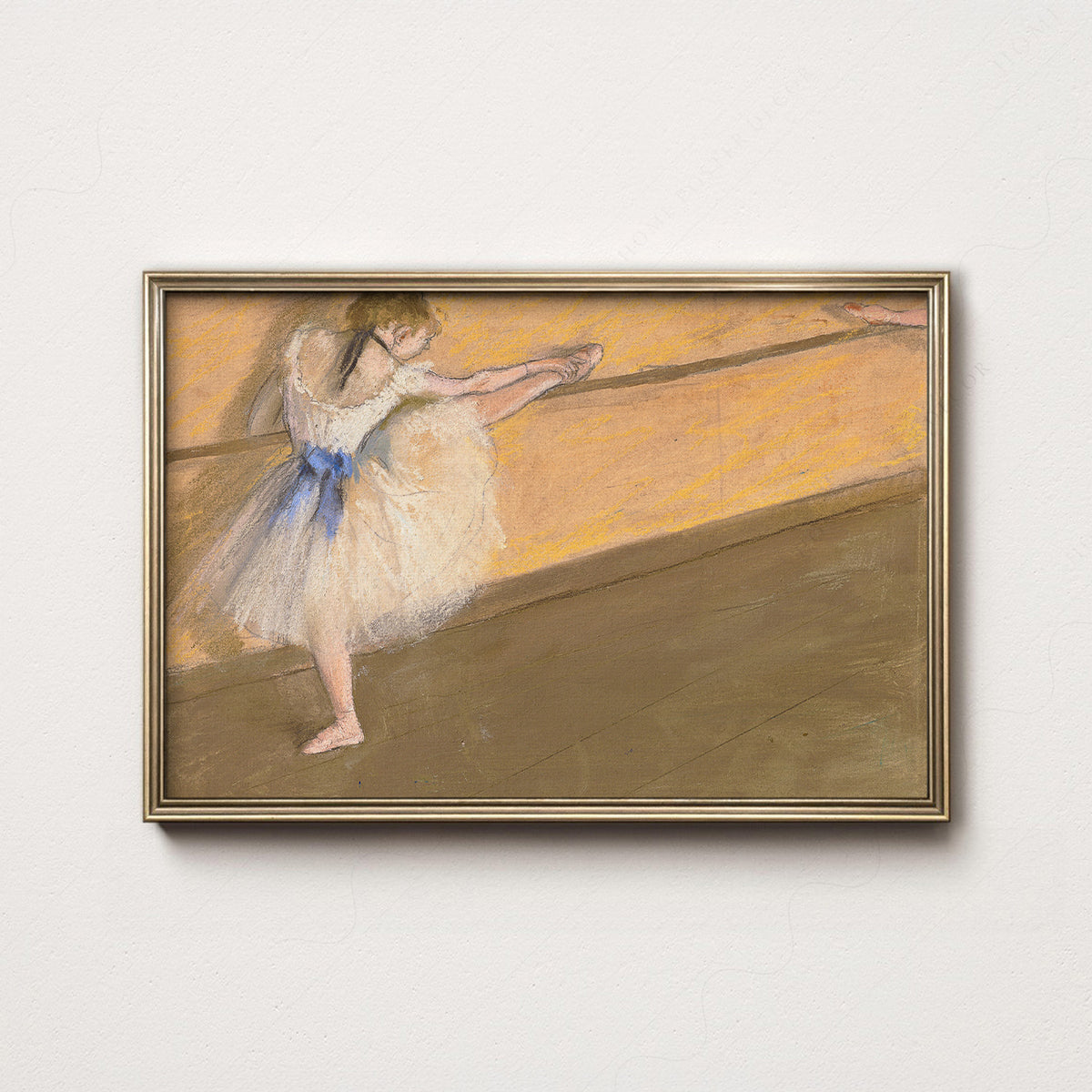 Edgar Degas Dancer at the Barre Art Print — artwork preview 7
