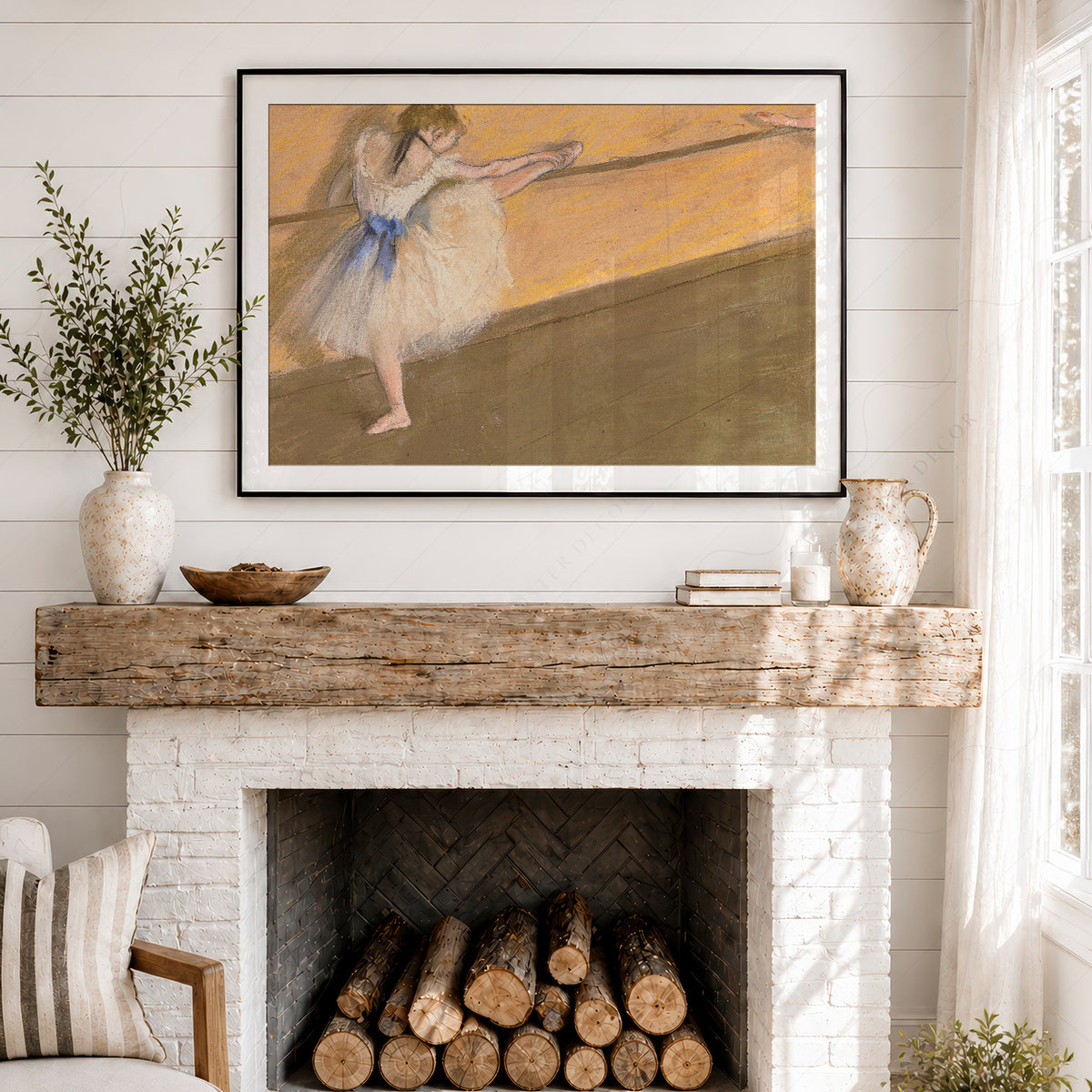 Edgar Degas Dancer at the Barre Art Print — artwork preview 18