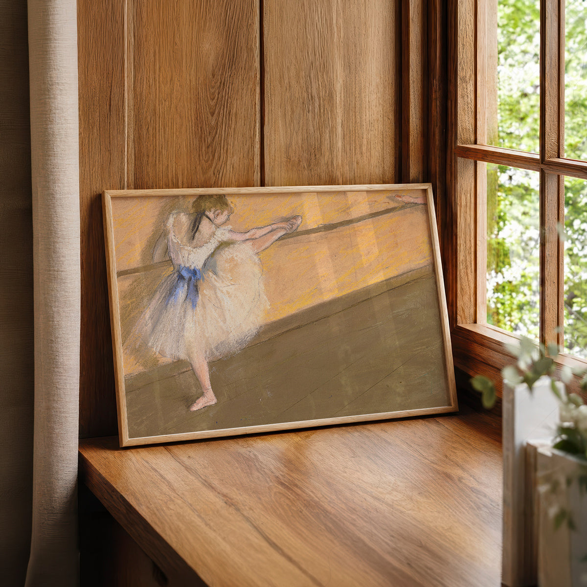 Edgar Degas Dancer at the Barre Art Print — artwork preview 22