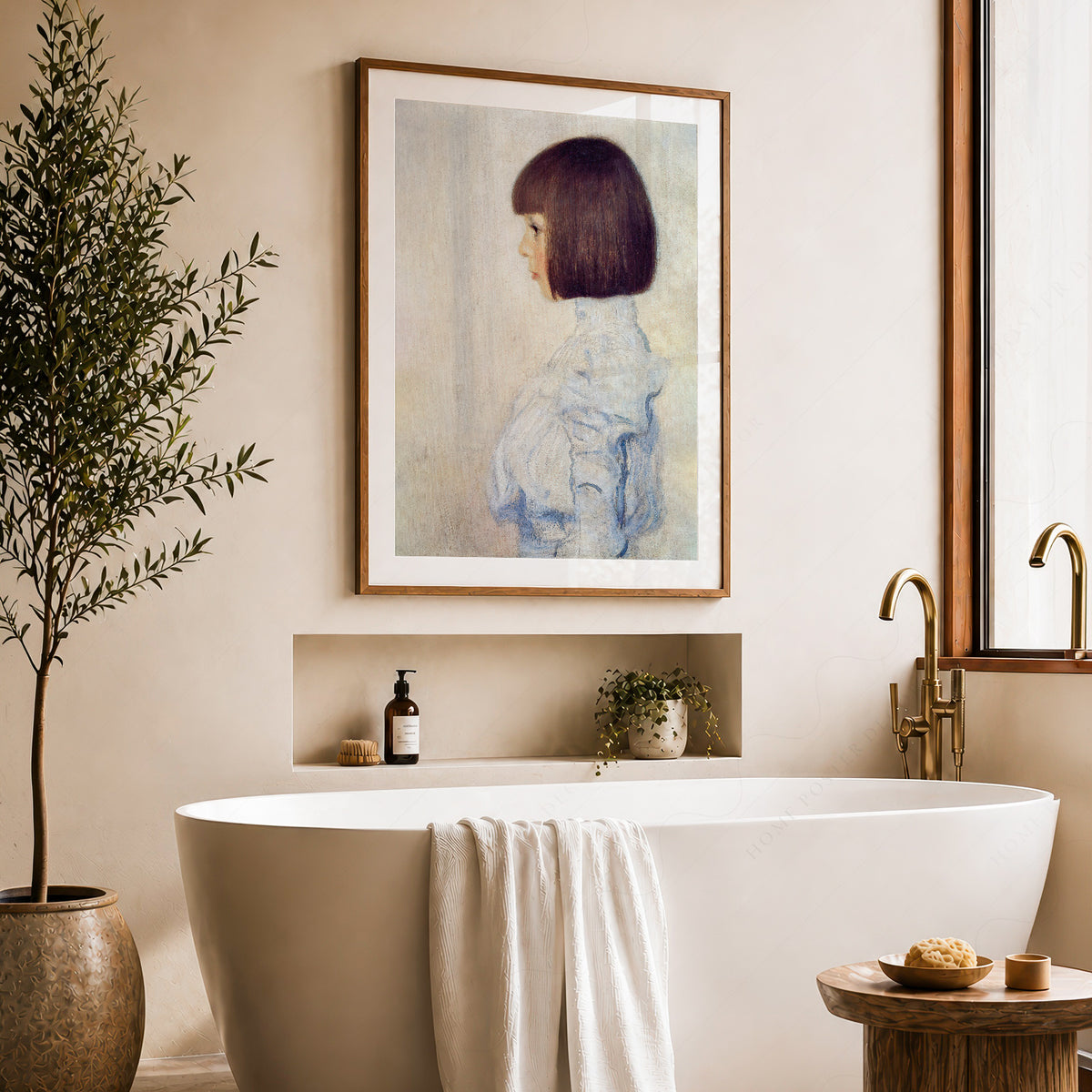 Gustav Klimt Portrait of Helene Klimt Art Print — artwork preview 22