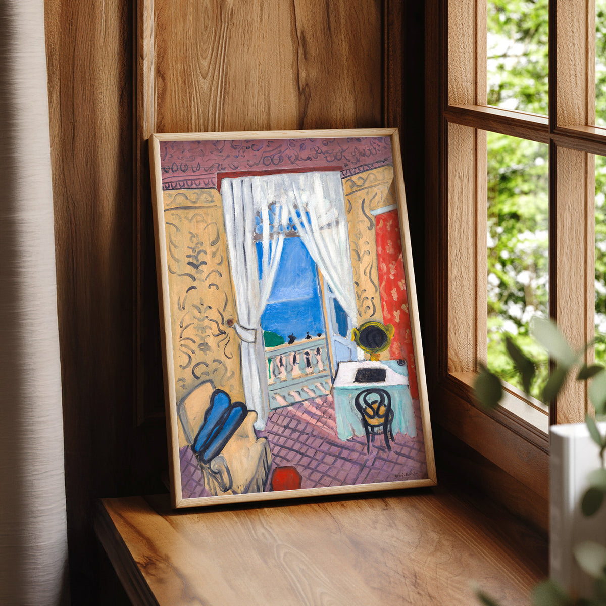 Henri Matisse Interior with a Violin Case Art Print — artwork preview 7