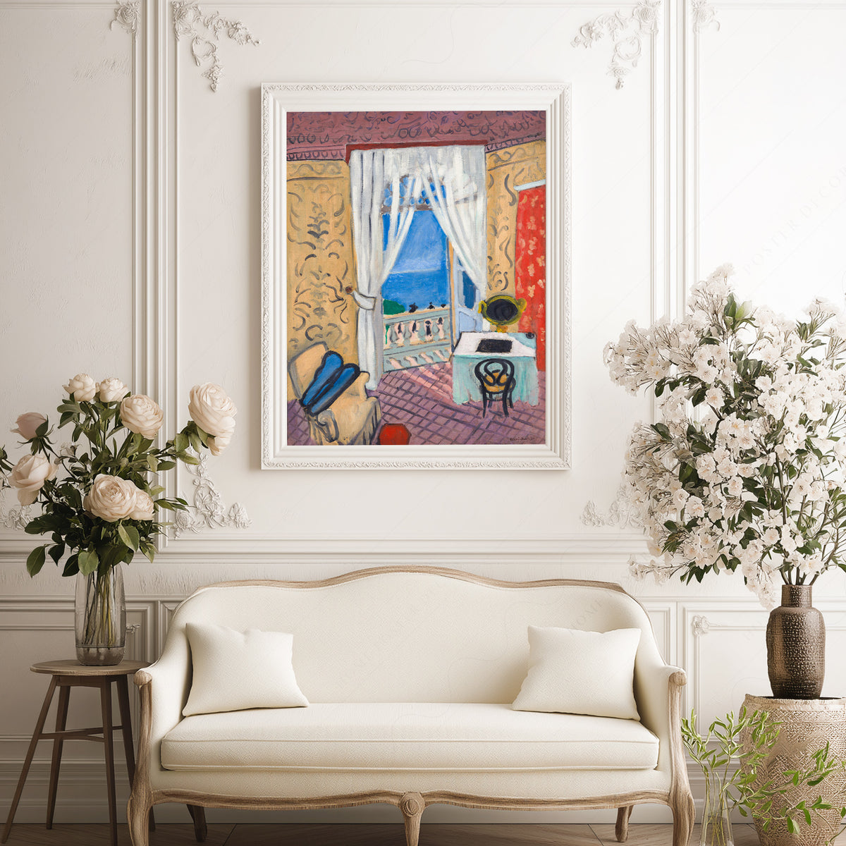 Henri Matisse Interior with a Violin Case Art Print — artwork preview 17