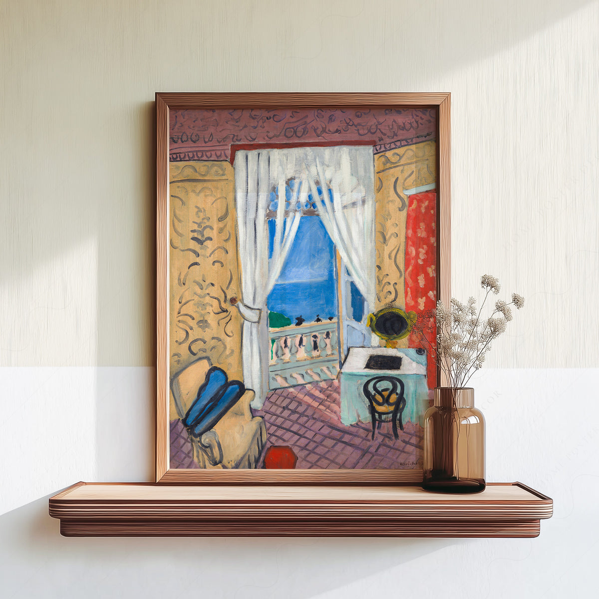 Henri Matisse Interior with a Violin Case Art Print — artwork preview 18