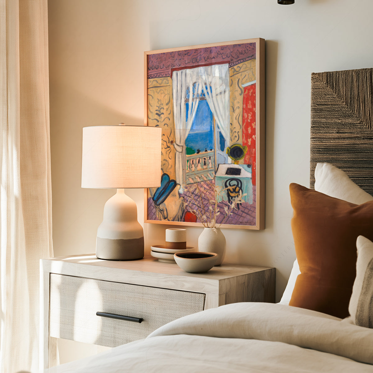 Henri Matisse Interior with a Violin Case Art Print — artwork preview 19
