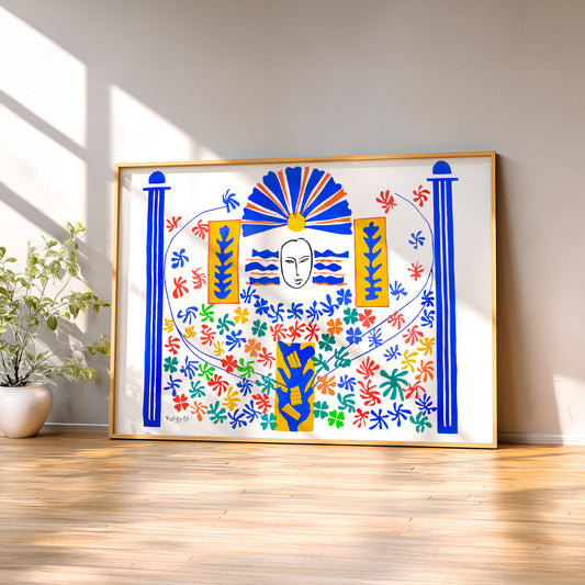 Henri Matisse Apollon Art Print – Colorful Modern Wall Art Poster — artwork preview 2