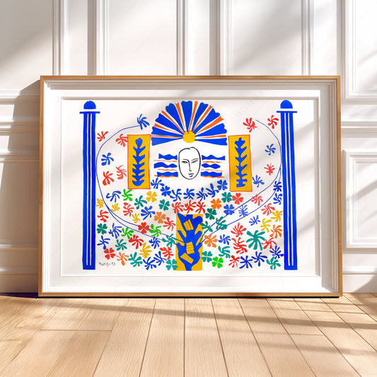 Henri Matisse Apollon Art Print – Colorful Modern Wall Art Poster — artwork preview 5