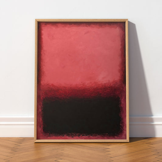 Mark Rothko Untitled Red and Black Art Print – Abstract Expressionist Poster — artwork preview 2