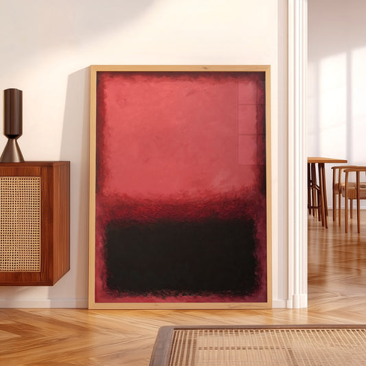 Mark Rothko Untitled Red and Black Art Print – Abstract Expressionist Poster — artwork preview 5