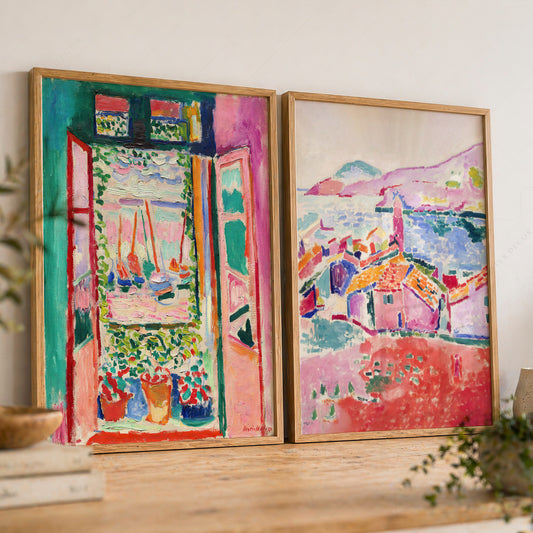 Henri Matisse Set of 2 Prints – The Open Window & View of Collioure — artwork preview 8
