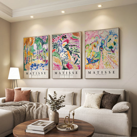 Henri Matisse Gallery Wall Set of 3 Prints – Colorful Abstract Wall Art – 01-10 — artwork preview 7