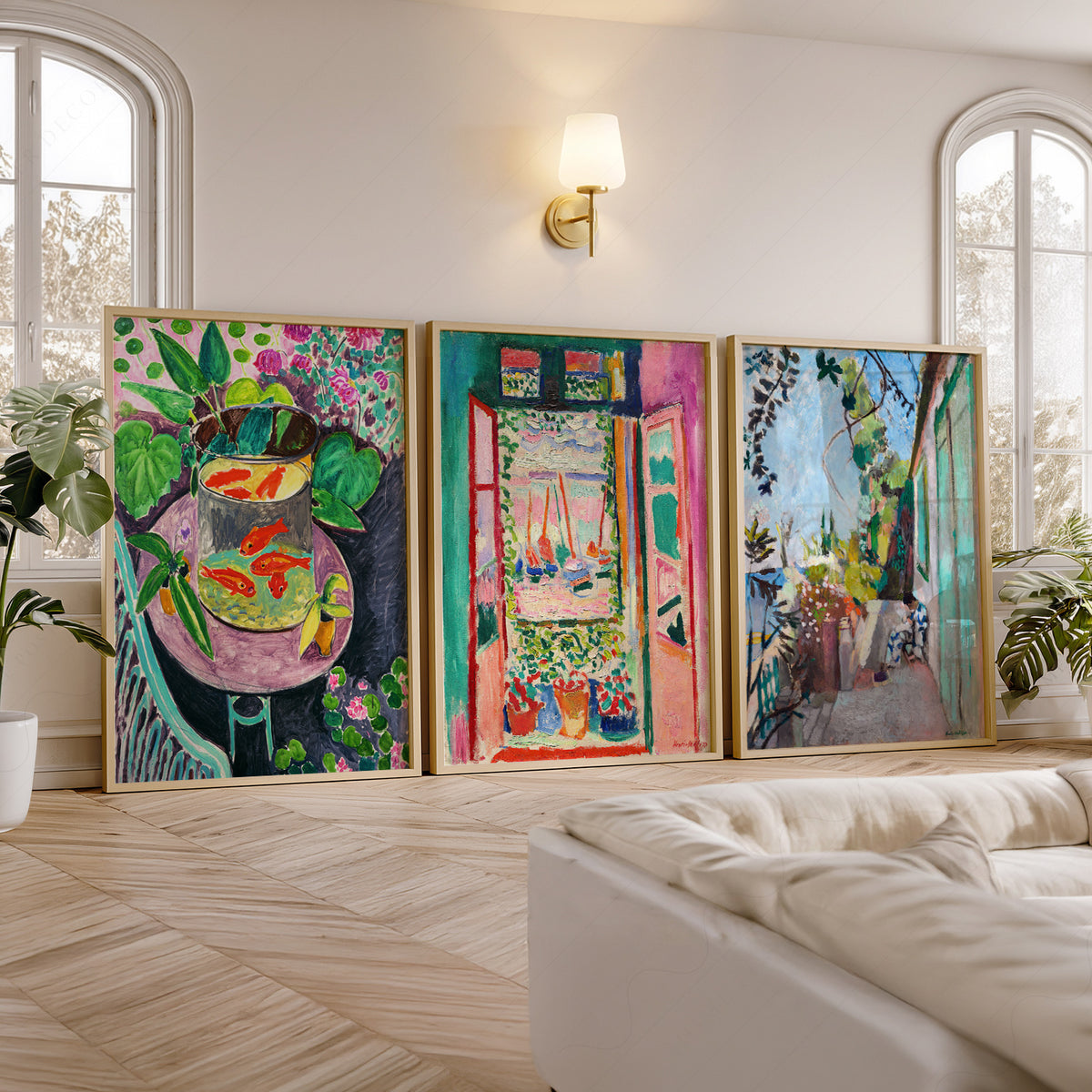 Henri Matisse Goldfish and Window Gallery Wall Trio – Set of 3 Art Prints – 01-08 — artwork preview 5