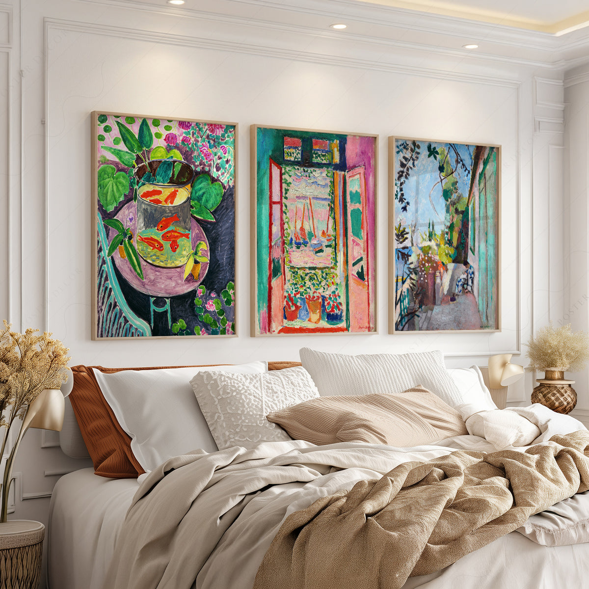 Henri Matisse Goldfish and Window Gallery Wall Trio – Set of 3 Art Prints – 01-08 — artwork preview 3