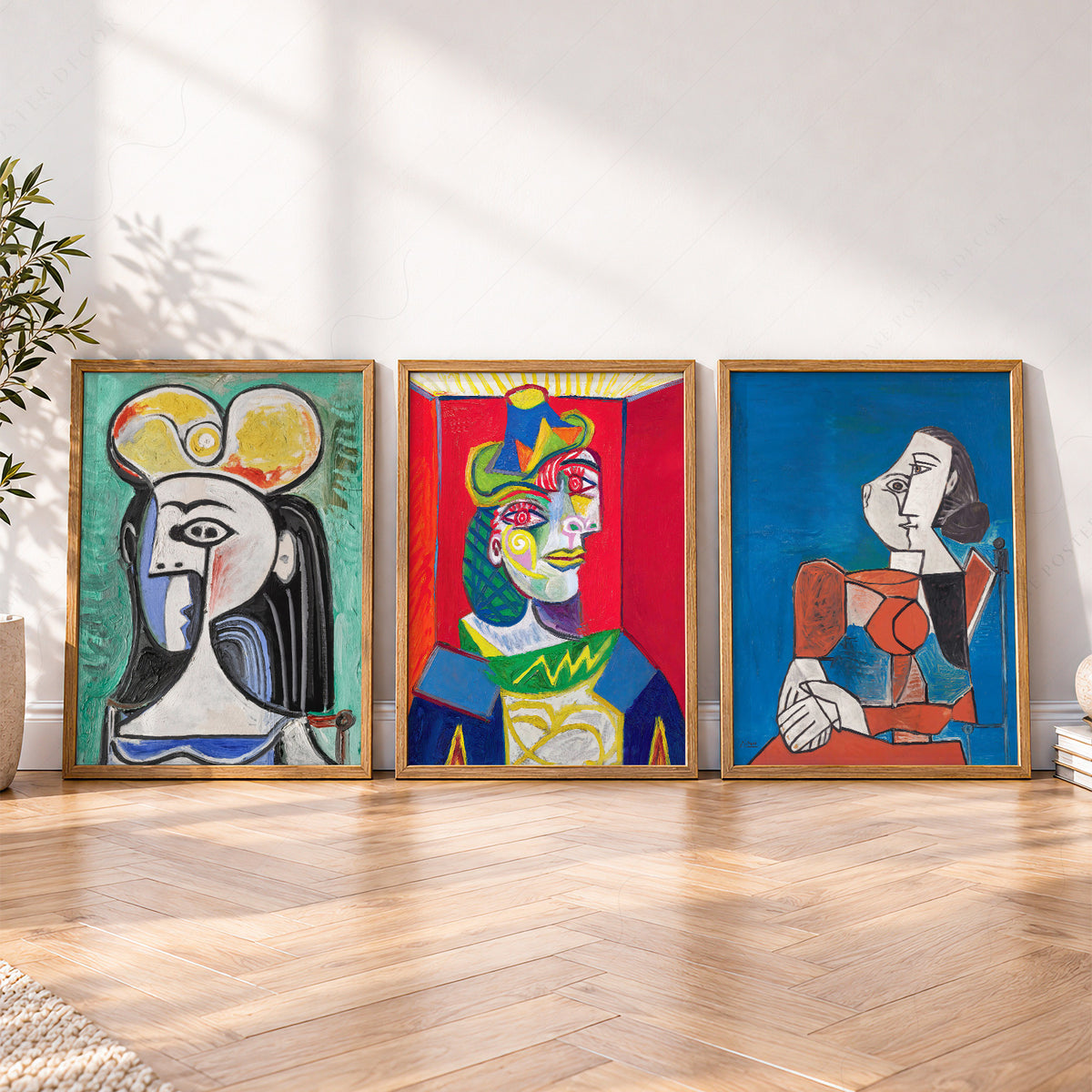 Pablo Picasso Colourful Modern Art Prints, Set of 3 – 02-02 — artwork preview 4