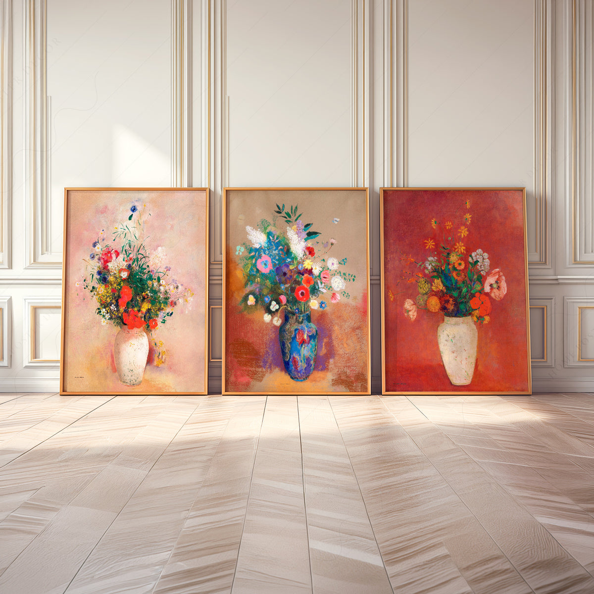 Odilon Redon Colourful Floral Still Life Prints, Set of 3 – 36-01 — artwork preview 8