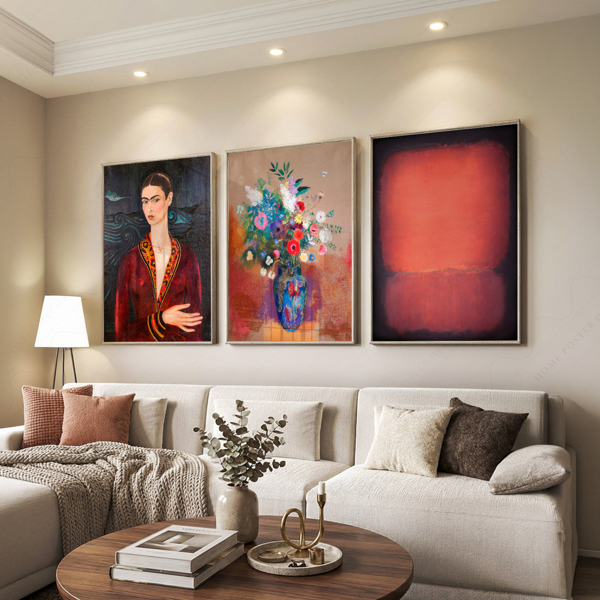 Kahlo, Redon and Rothko Gallery Wall Art Prints, Set of 3 – 0-03 — artwork preview 7