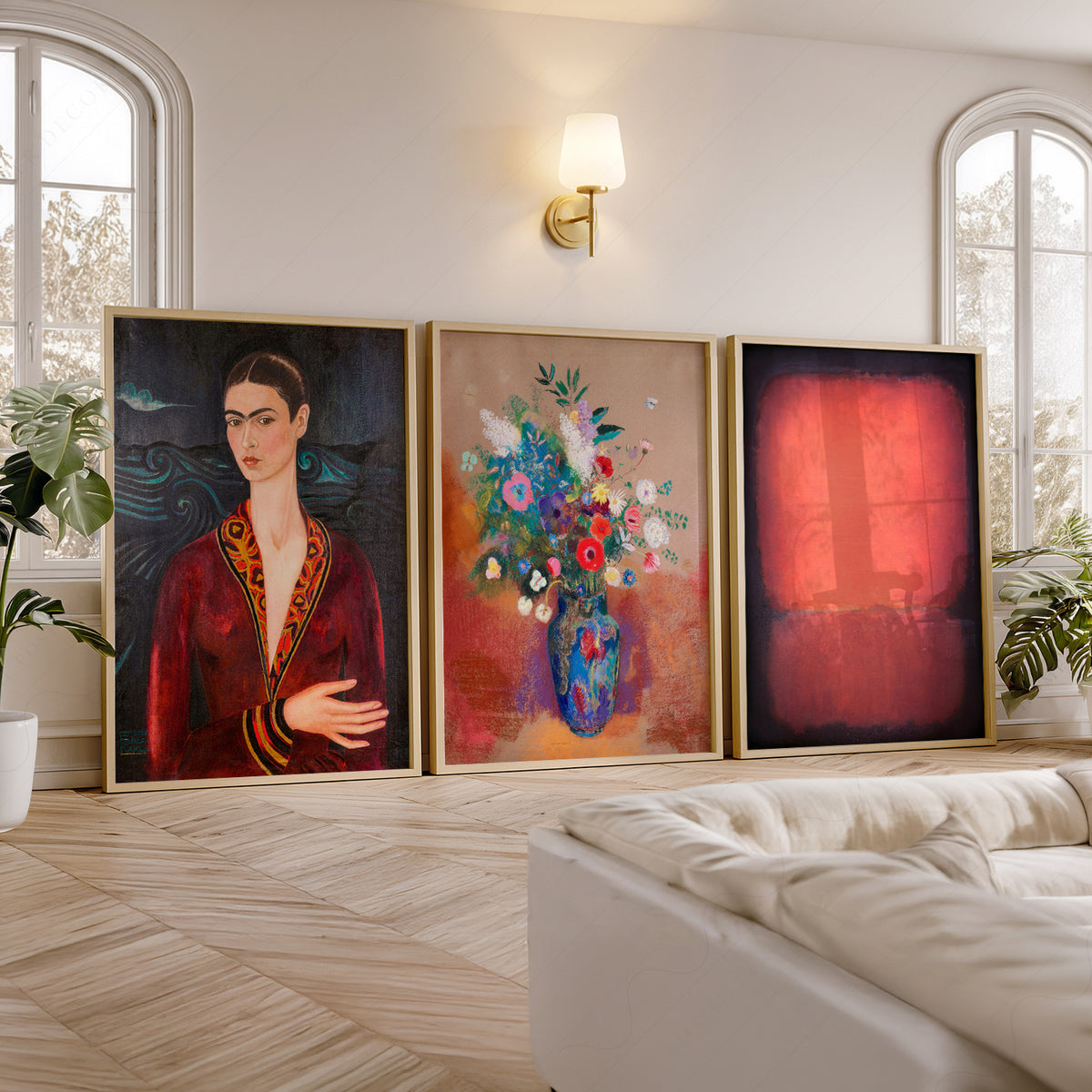 Kahlo, Redon and Rothko Gallery Wall Art Prints, Set of 3 – 0-03 — artwork preview 5