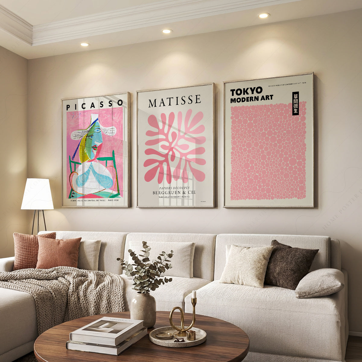 Matisse, Picasso and Tokyo Pink Gallery Prints, Set of 3 – 0-20 — artwork preview 7