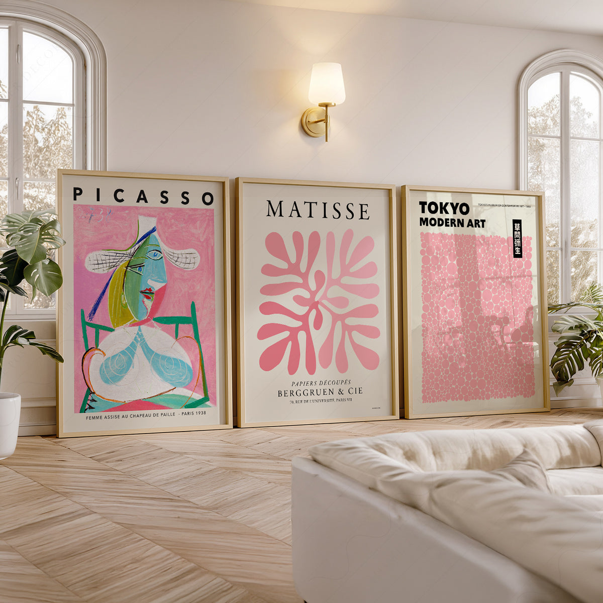 Matisse, Picasso and Tokyo Pink Gallery Prints, Set of 3 – 0-20 — artwork preview 5