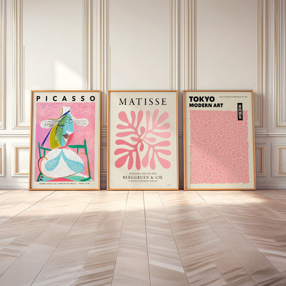 Matisse, Picasso and Tokyo Pink Gallery Prints, Set of 3 – 0-20 — artwork preview 8