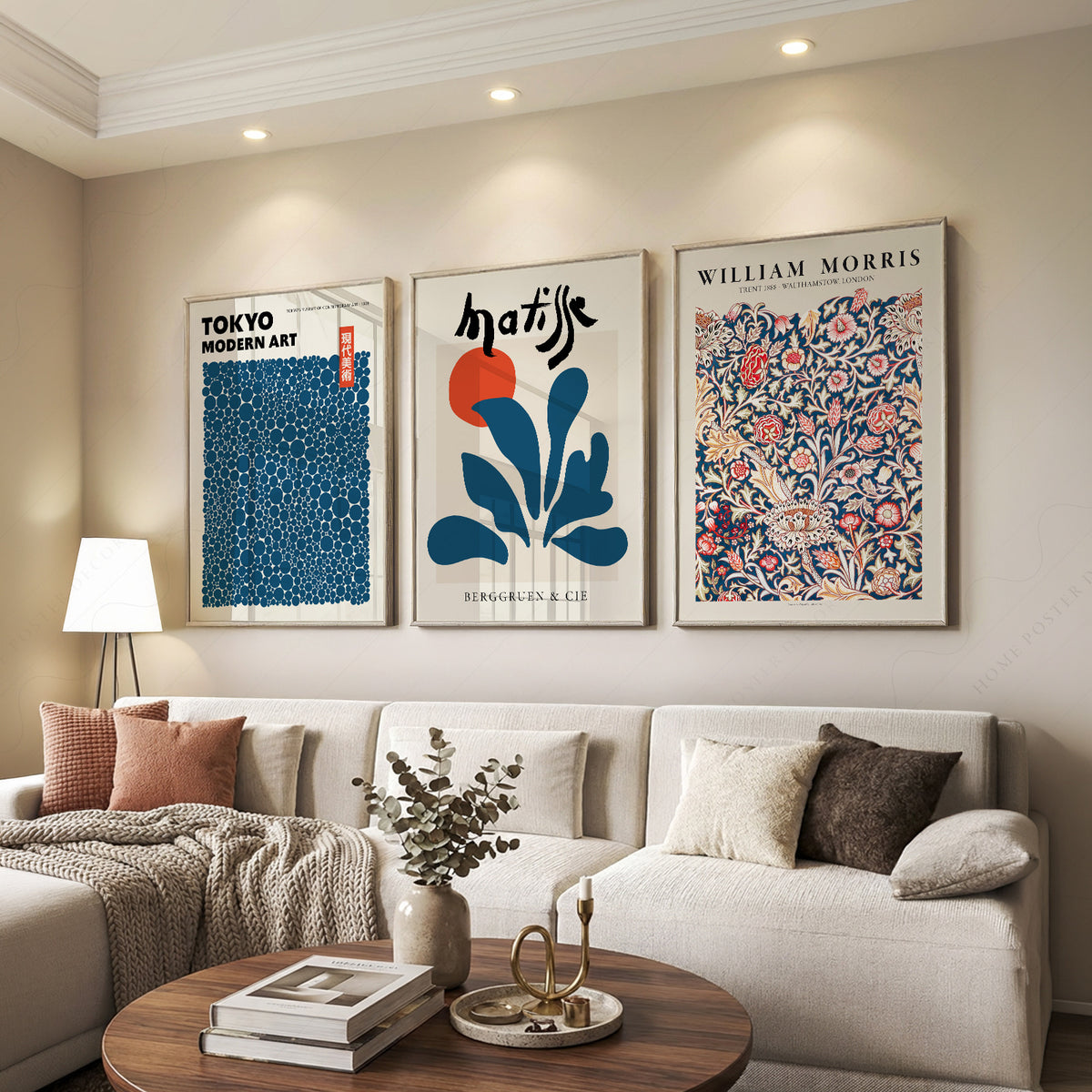 Tokyo, Matisse and Morris Gallery Wall Prints, Set of 3 – 0-23 — artwork preview 7