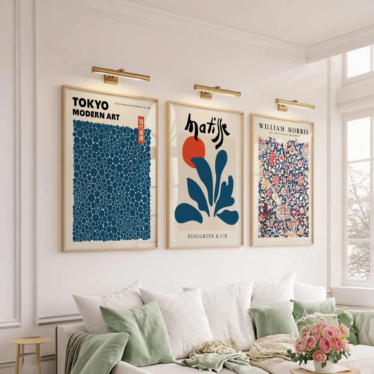 Tokyo, Matisse and Morris Gallery Wall Prints, Set of 3 – 0-23 — artwork preview 6