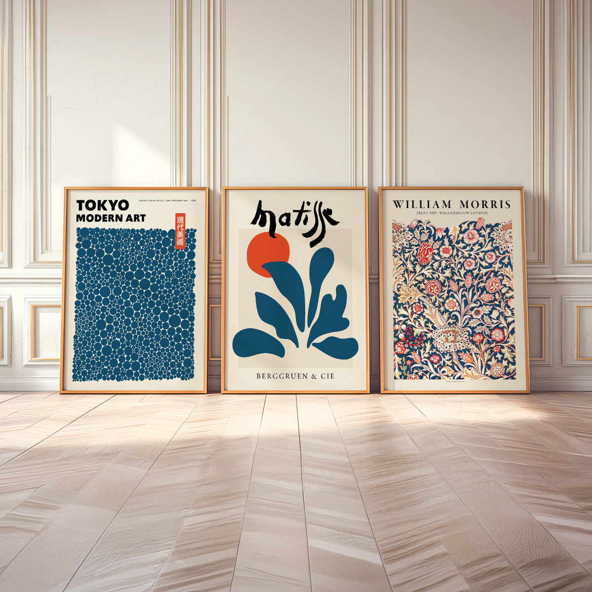 Tokyo, Matisse and Morris Gallery Wall Prints, Set of 3 – 0-23 — artwork preview 8