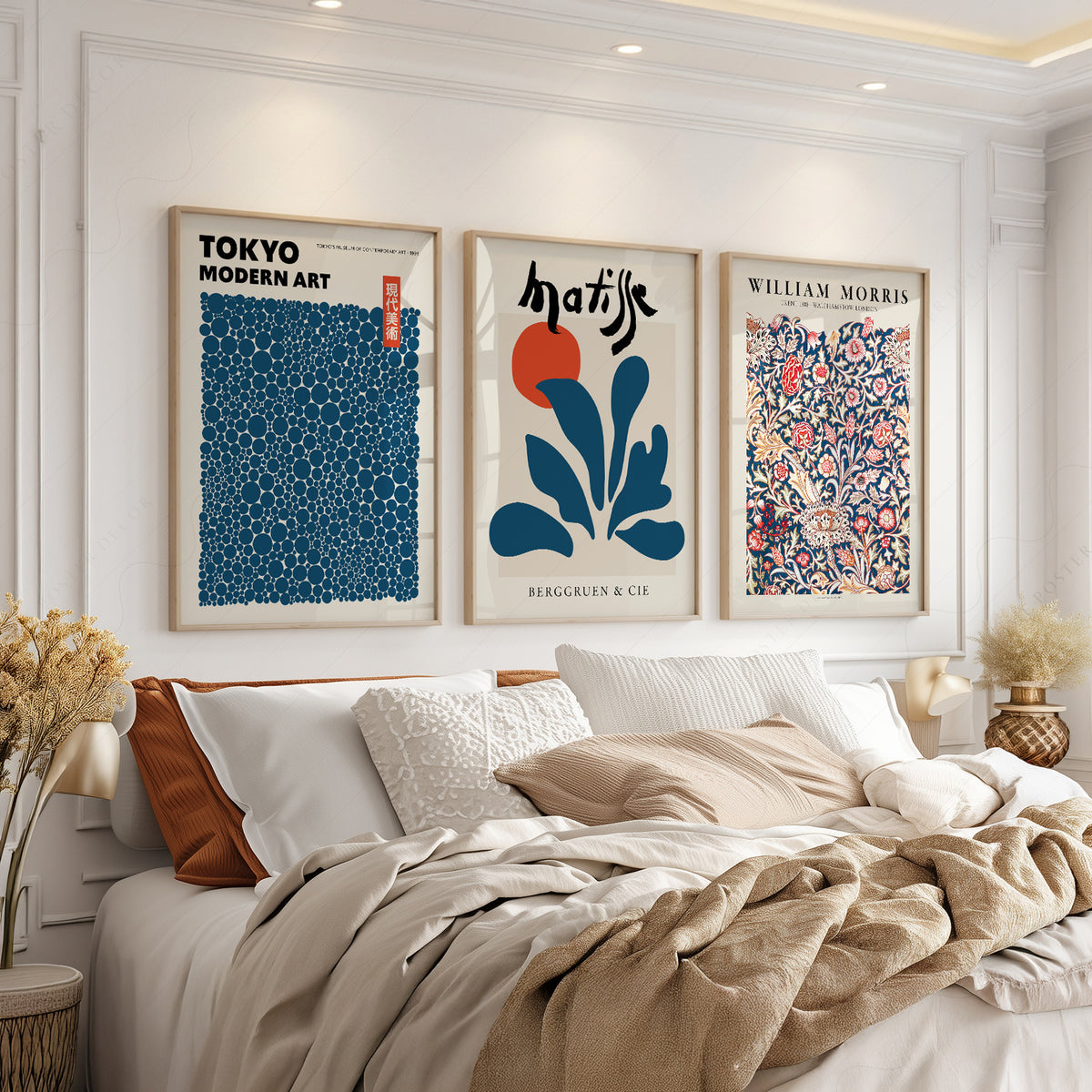 Tokyo, Matisse and Morris Gallery Wall Prints, Set of 3 – 0-23 — artwork preview 3