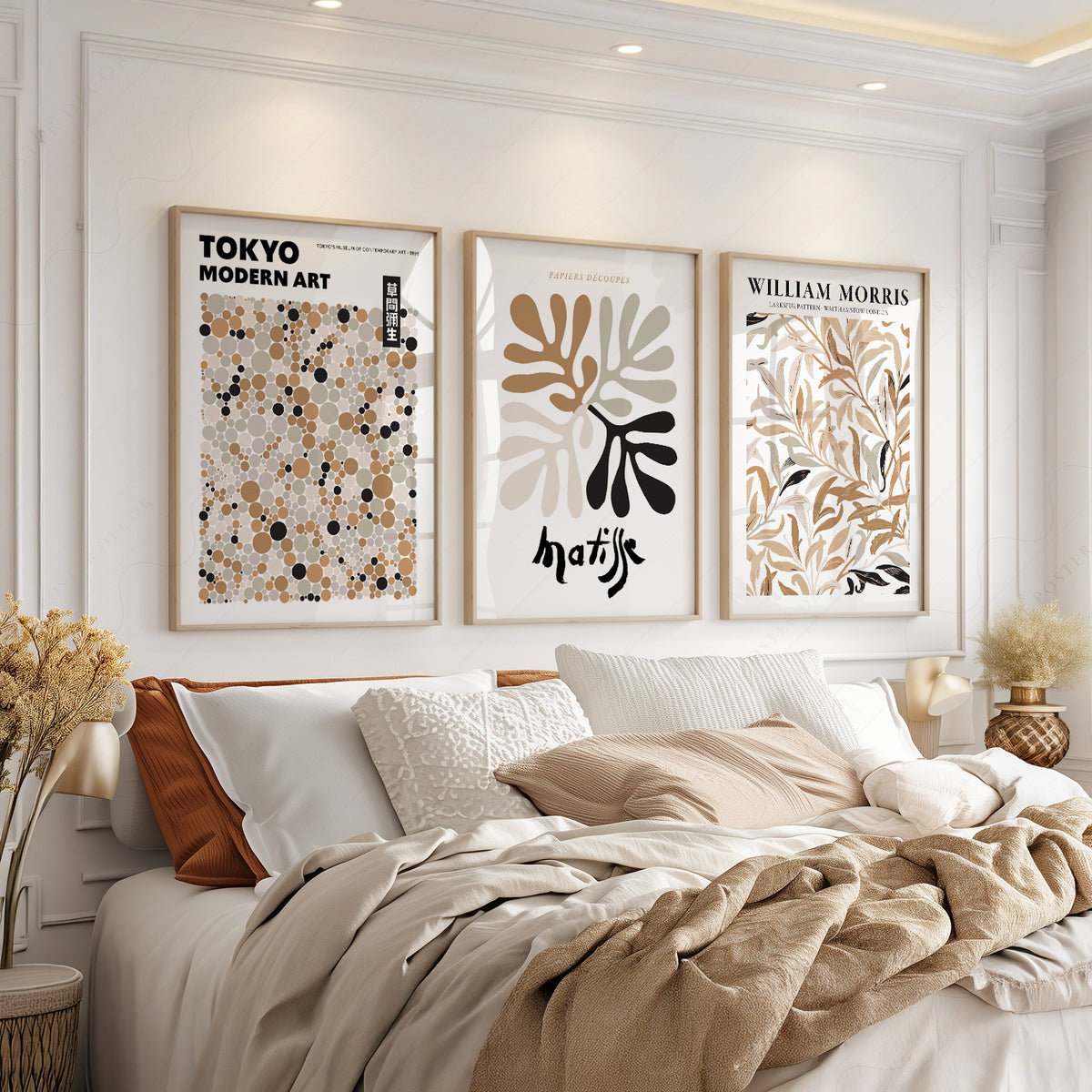 Matisse, Tokyo and Morris Neutral Art Prints, Set of 3 – 0-30 — artwork preview 3