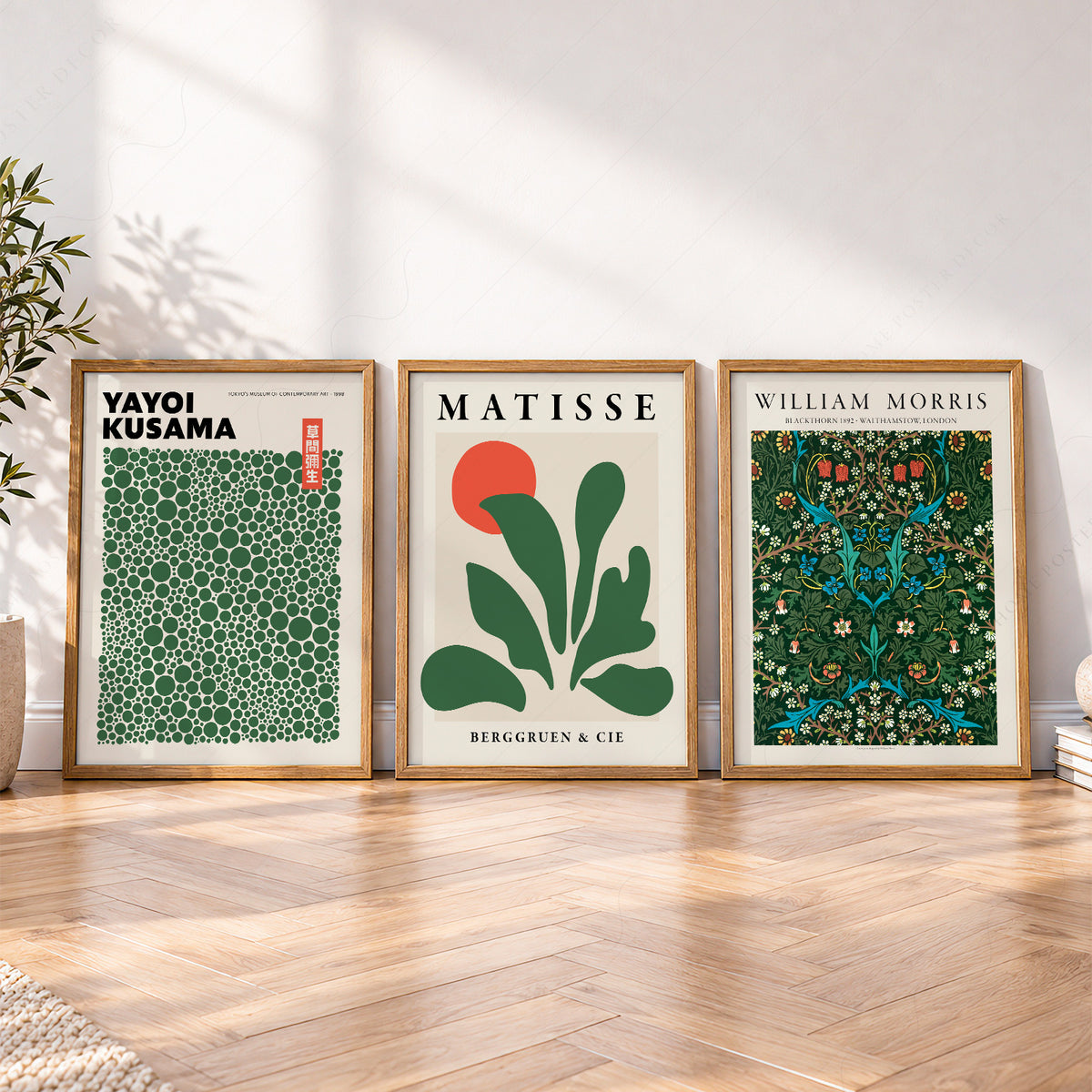 Yayoi Kusama, Henri Matisse and William Morris, Set of 3 Prints – 0-33 — artwork preview 4